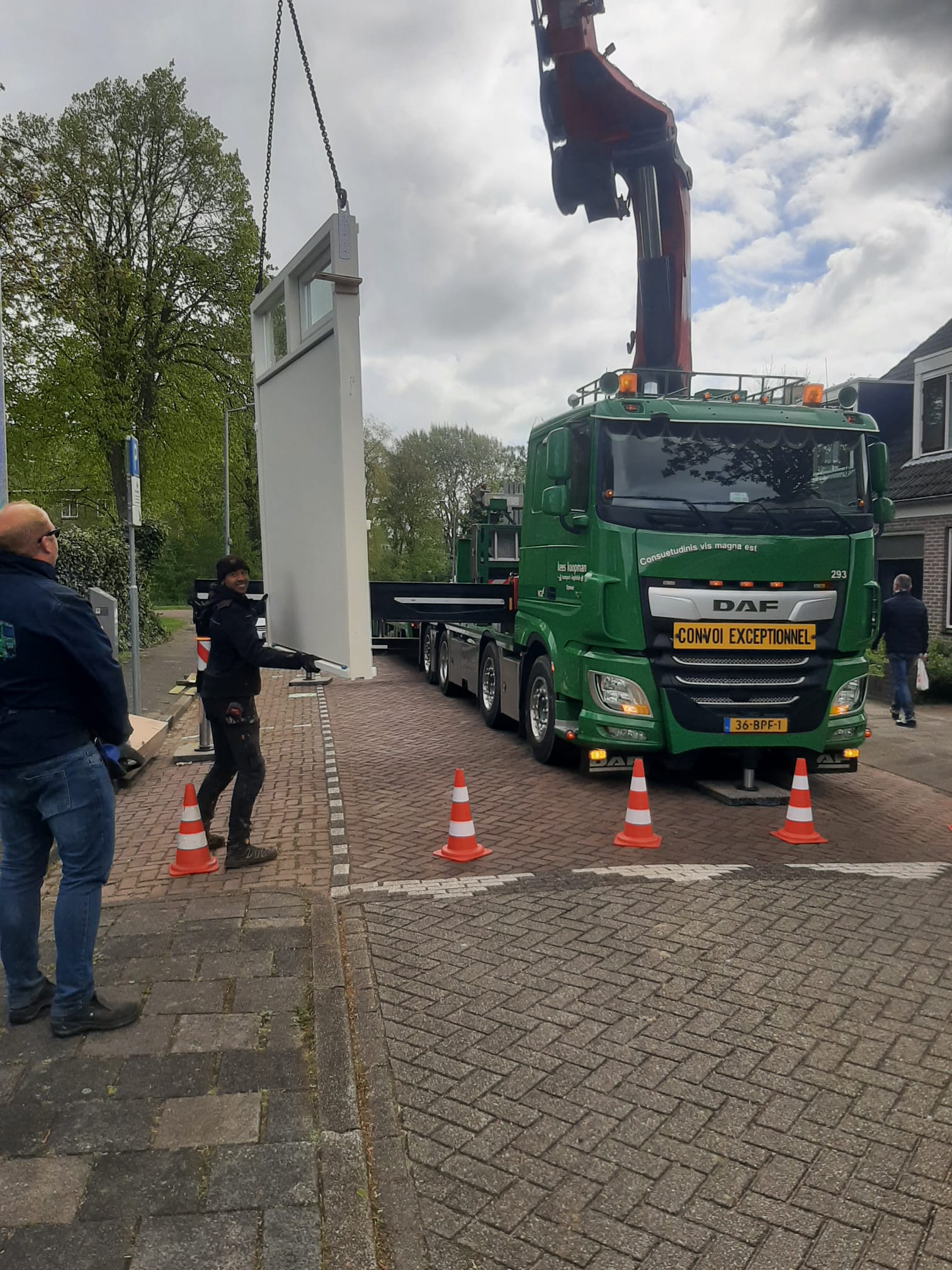 In 1 dag gedemonteerd en gemonteerd in Alkmaar