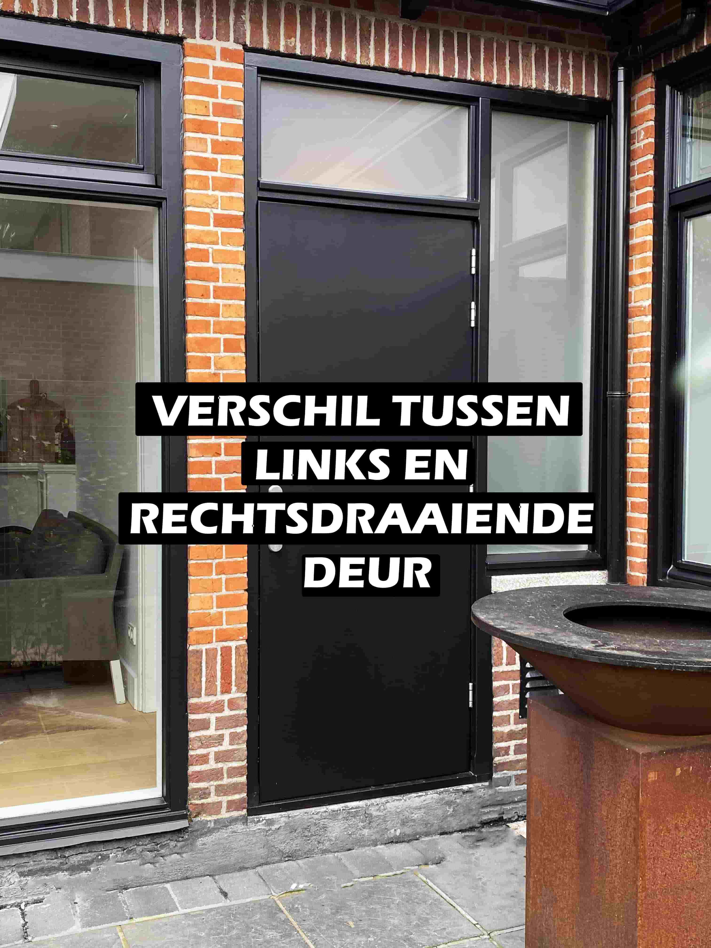 Verschil Tussen Links en rechstdraaiende deuren Kozijnshop.nl